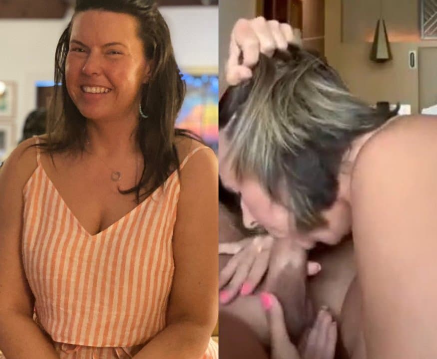 Nicely aged Whore with rebuilt tits and a fluffy cunt