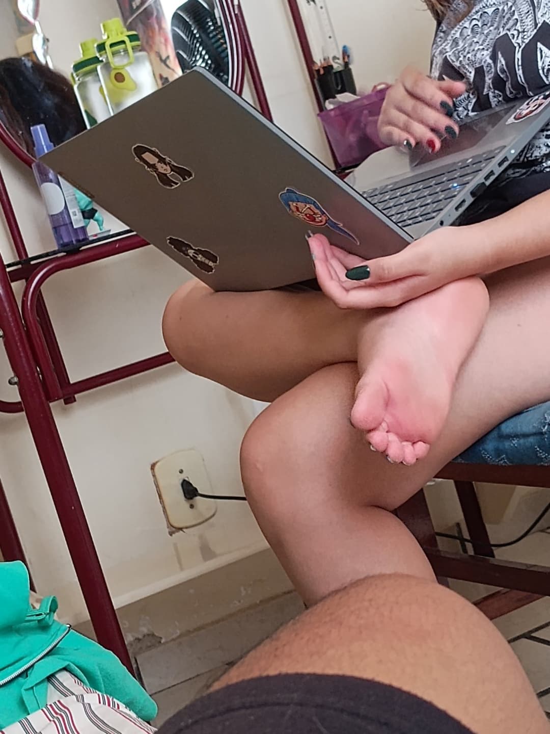 Candid feet I made of my roommate some time ago