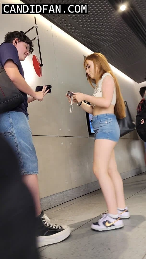 Spying on hot stranger in micro mini skirt - Captured on hidden cam for 23 minutes