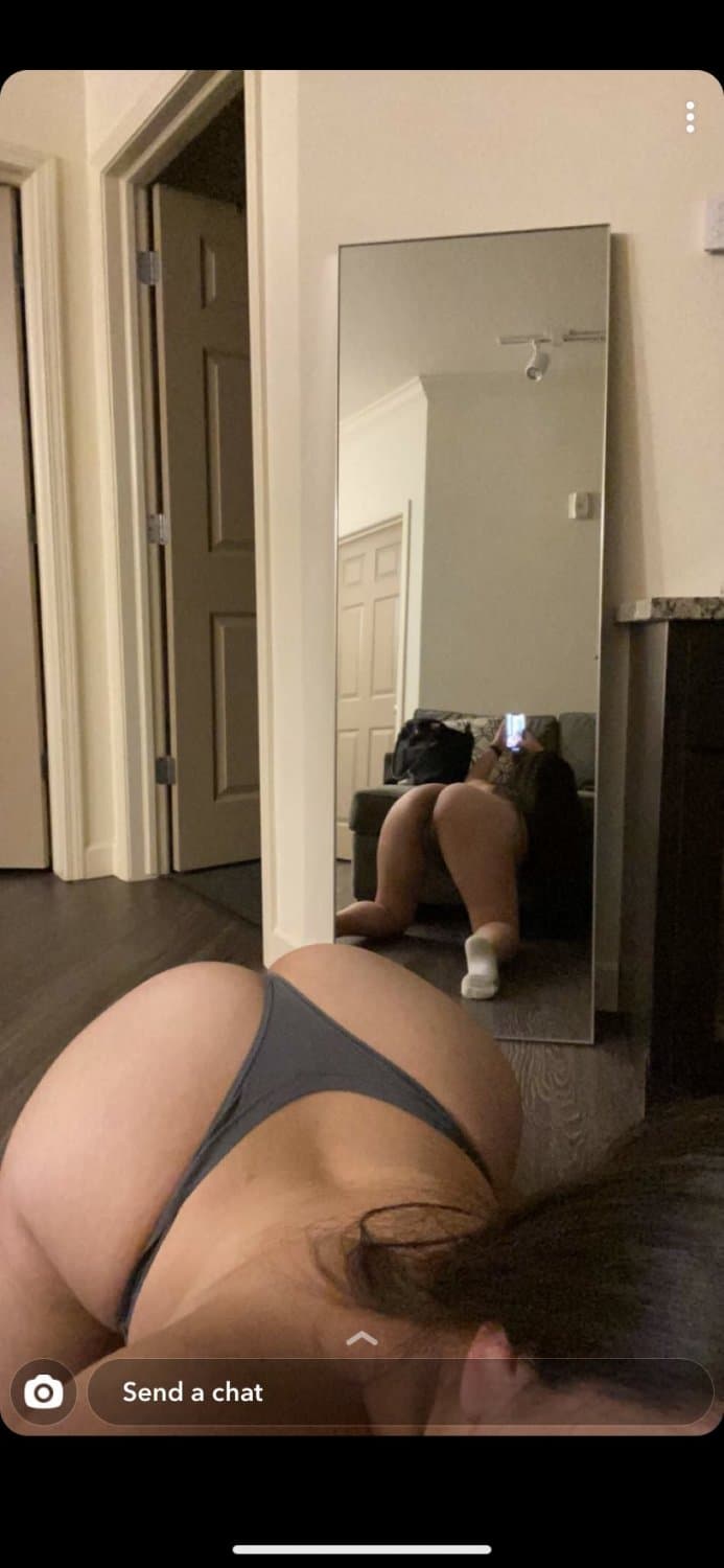 Latina teen cutie forgot to logout Snapchat on campus computer