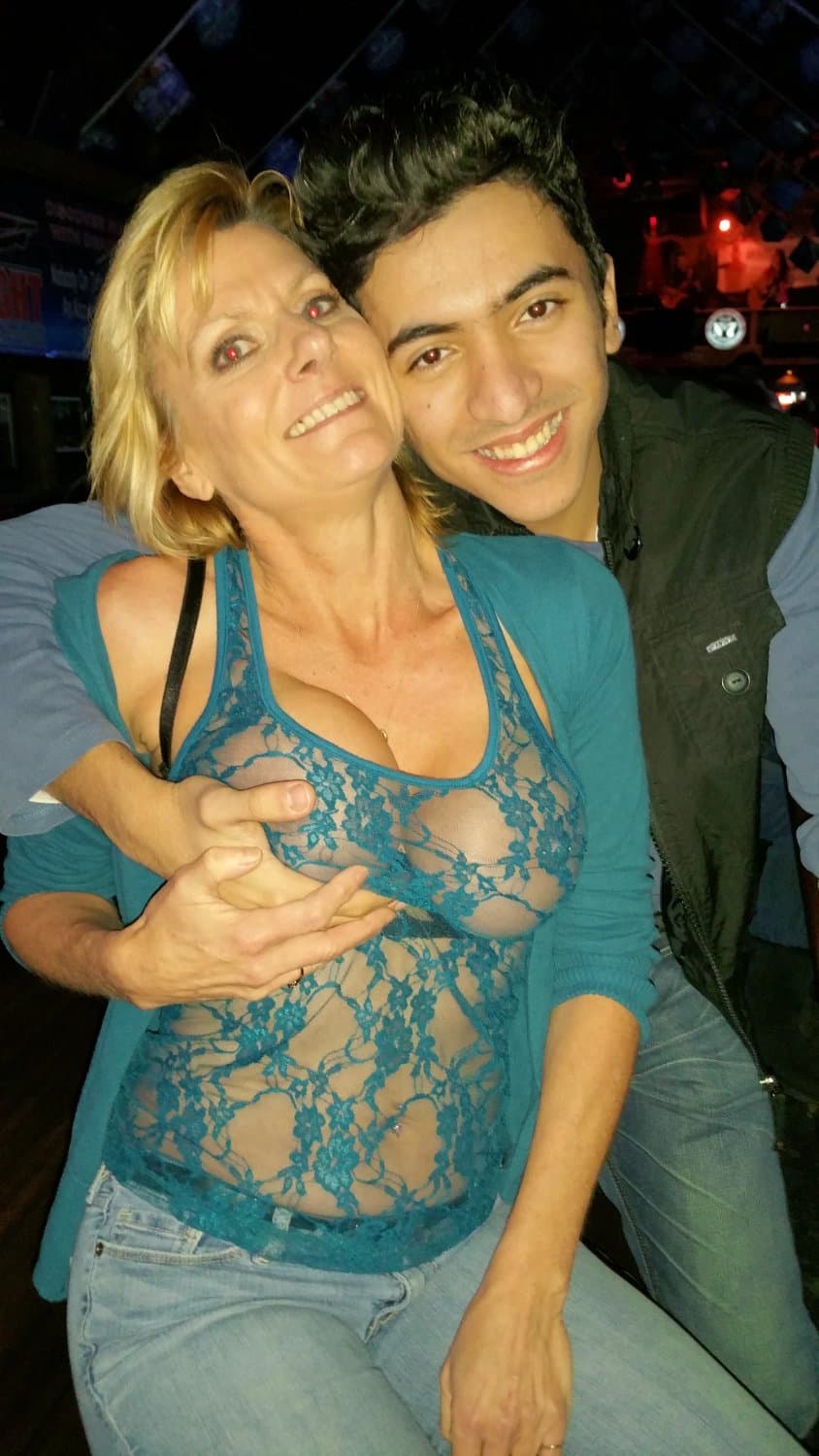 Click to view full size Erin Pierced Whore MILF Nude Public Slut