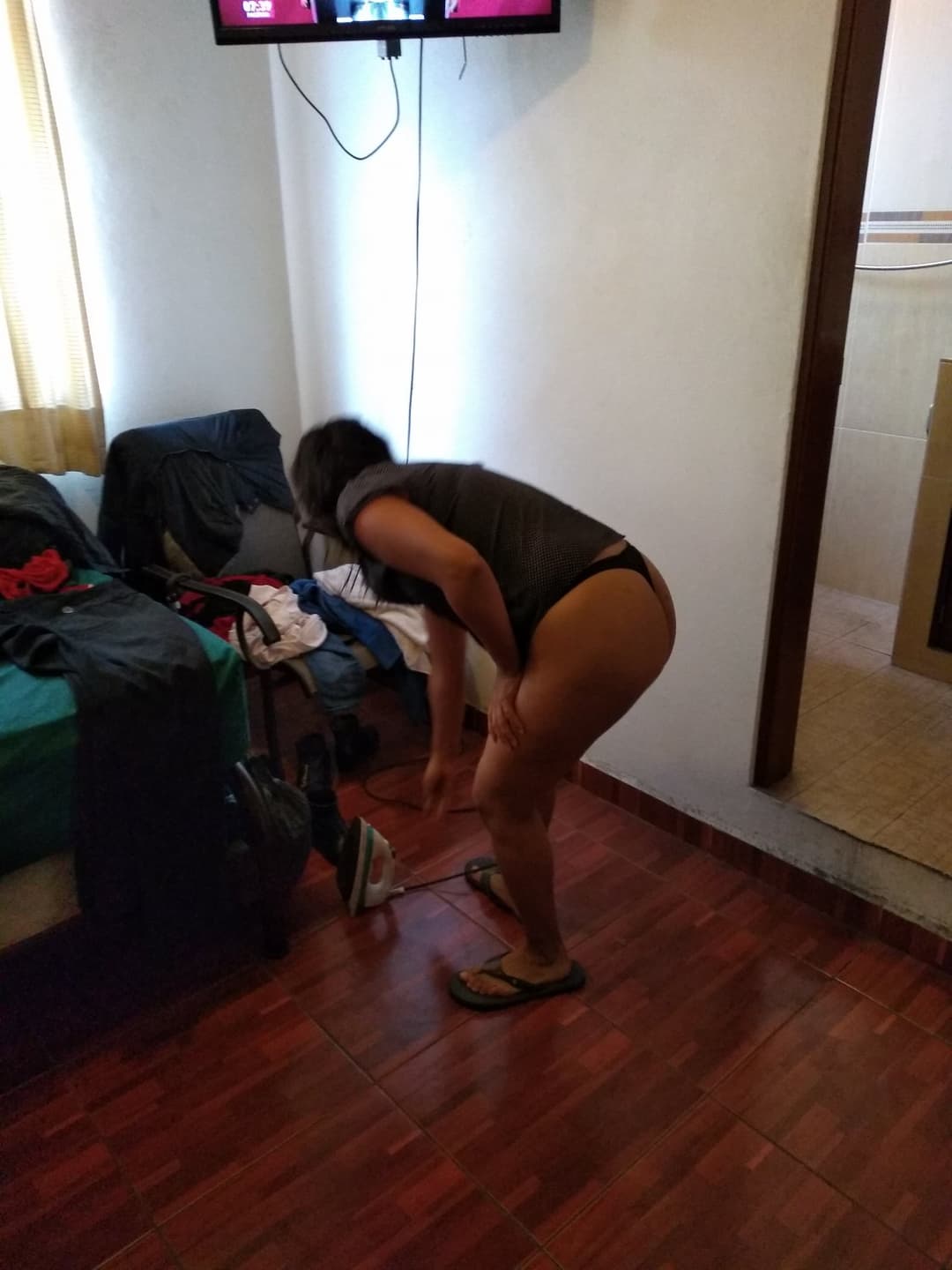 Argentino vazou a namorada peluda "sem querer"