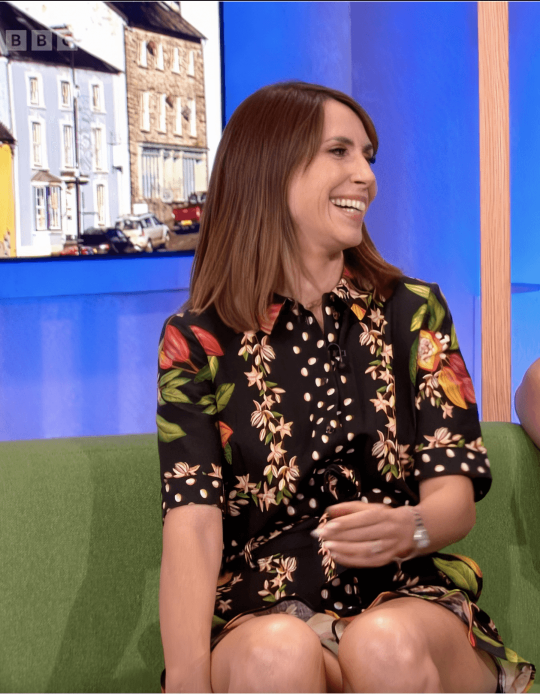 Busty TV presenter Alex Jones. Part 6.