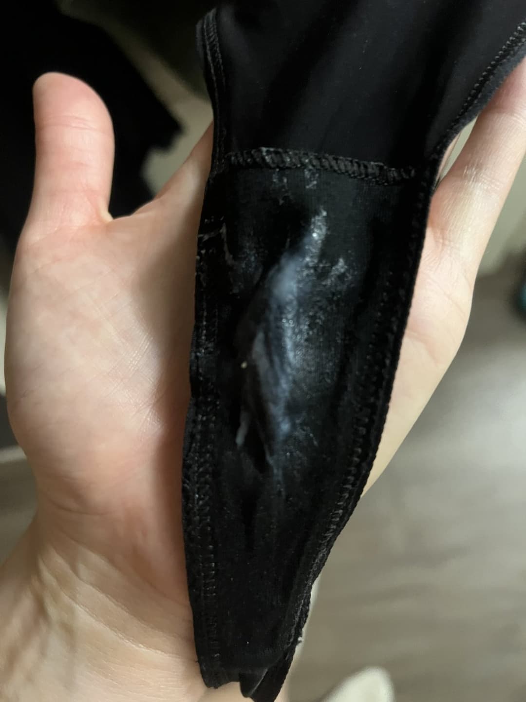 My sister and her creamy dirty panties. She just need some tribs and milk ??