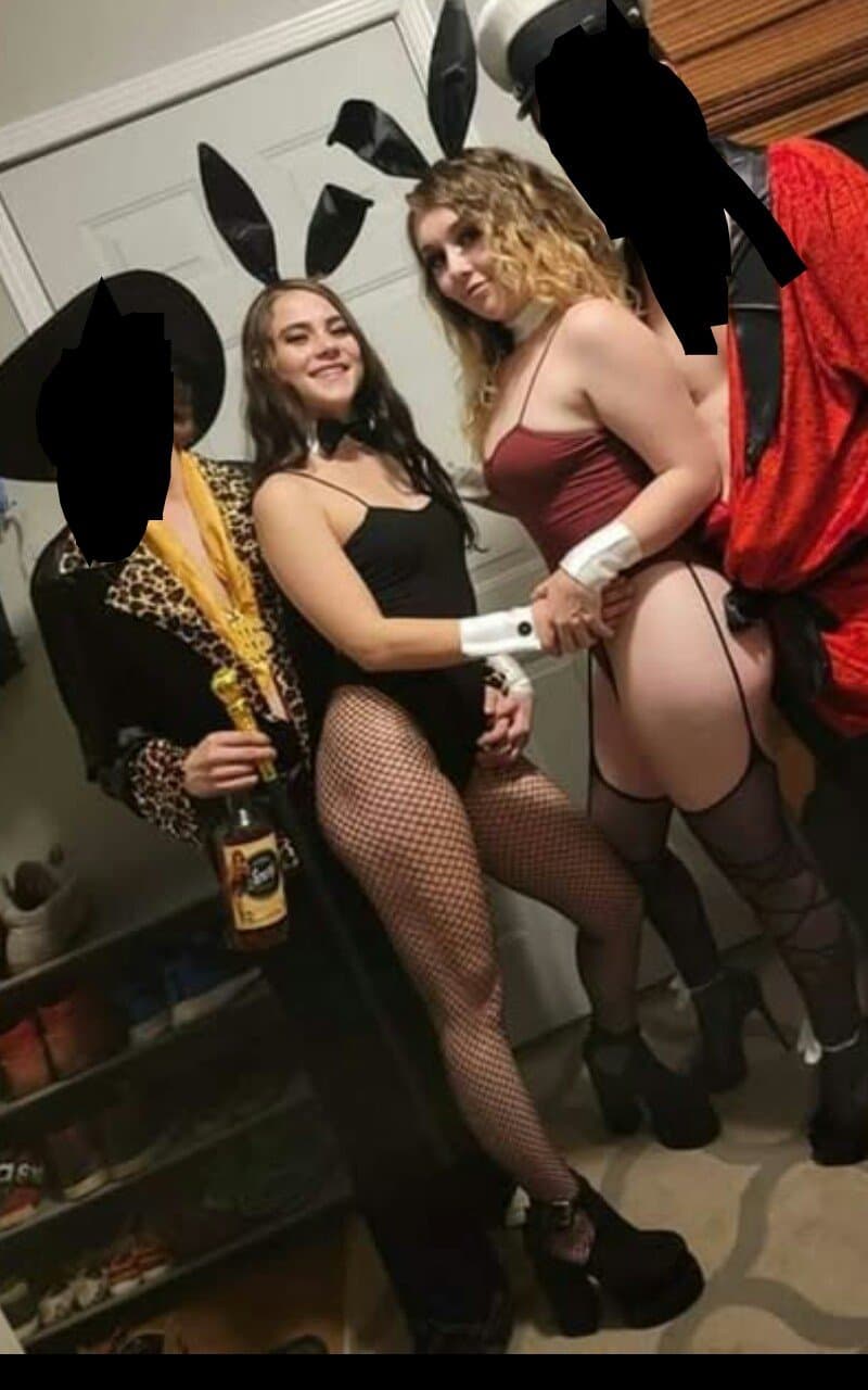 The 2 on the left were dating, I fucked his bitch at his party at his house while he slept upstairs