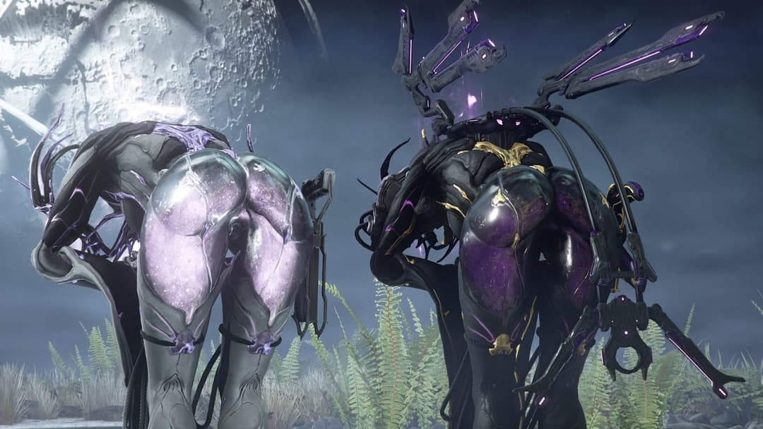 Mesa and Ember ass - warframe