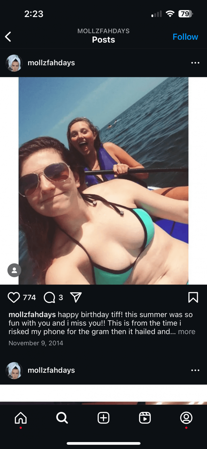 snapchat story slut on insta. she she talked on snap abt how her babysitters asked her for 3sme
