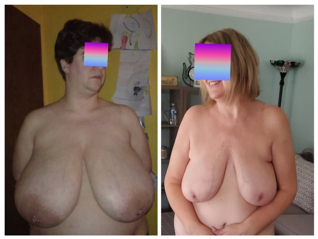 COLLAGE Side by Side TOTAL BOOB DOMINATION