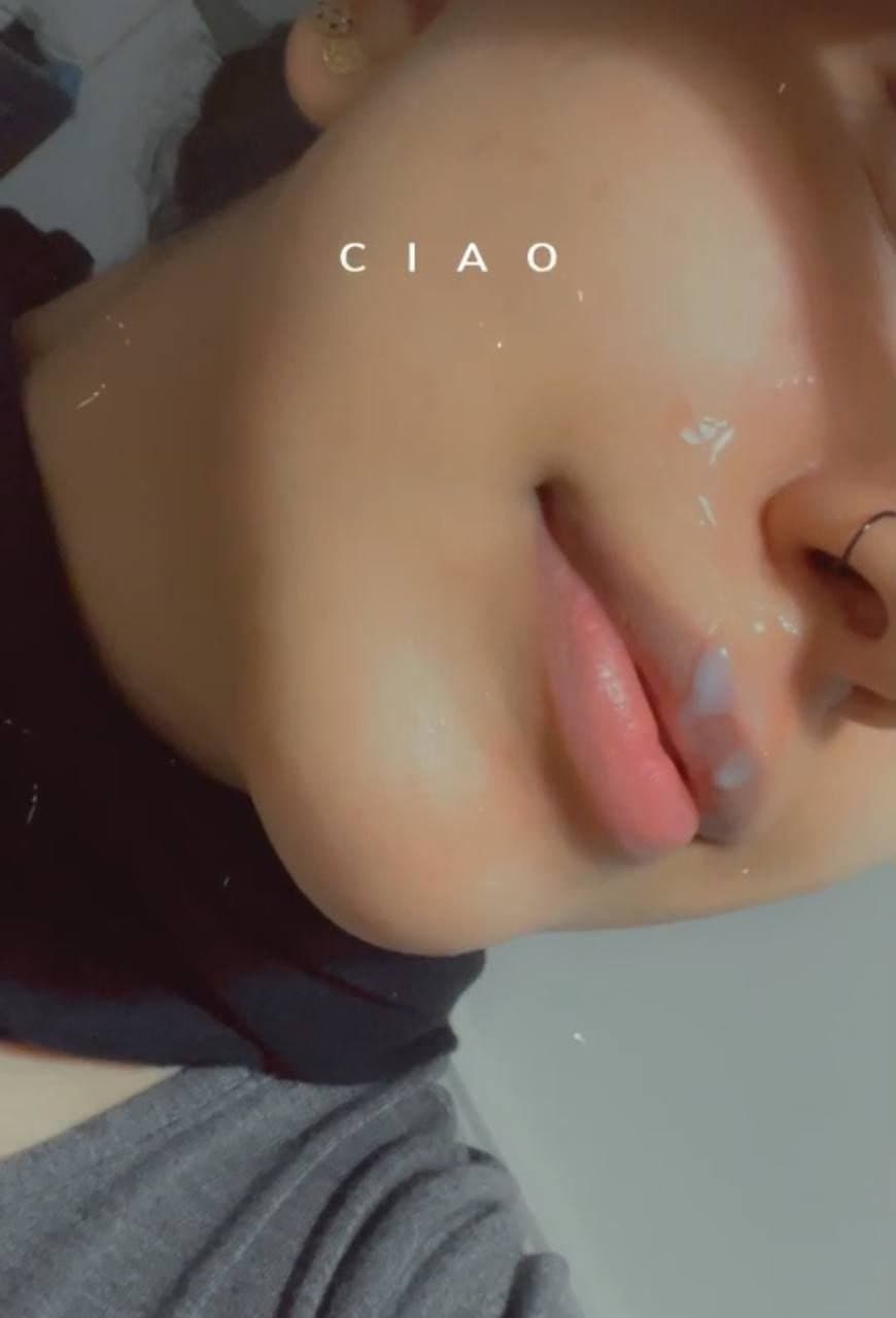 Hijab girl jerks off cock licks balls