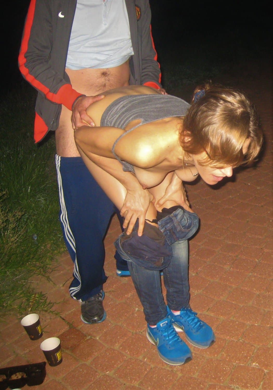 Irina Public and Outdoor Dogging Whore Wife 36