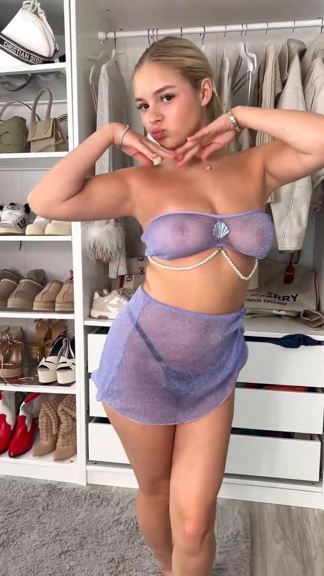 brooke marsden bikini haul blonde fantastic body