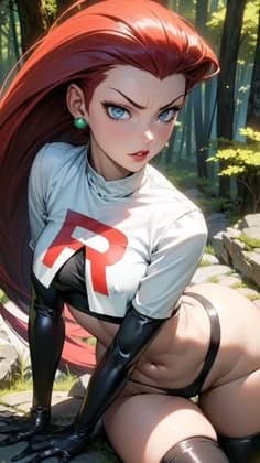 Pokémon. Jessi fucks her pussy FuckMachine.