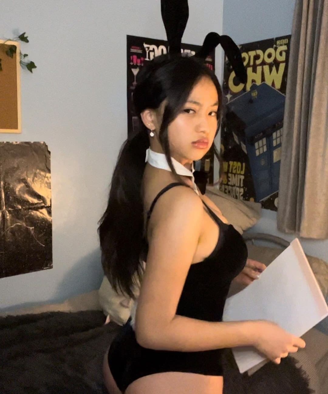 bunny asian costume so good