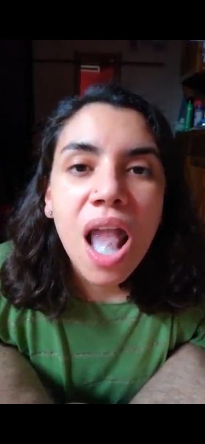 Exotic brazillian cumplay, cum bubbles & swallow??