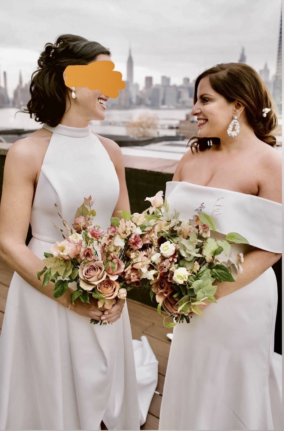 Busty lesbian lets horny boys play with her big titties on camera at mardi gras