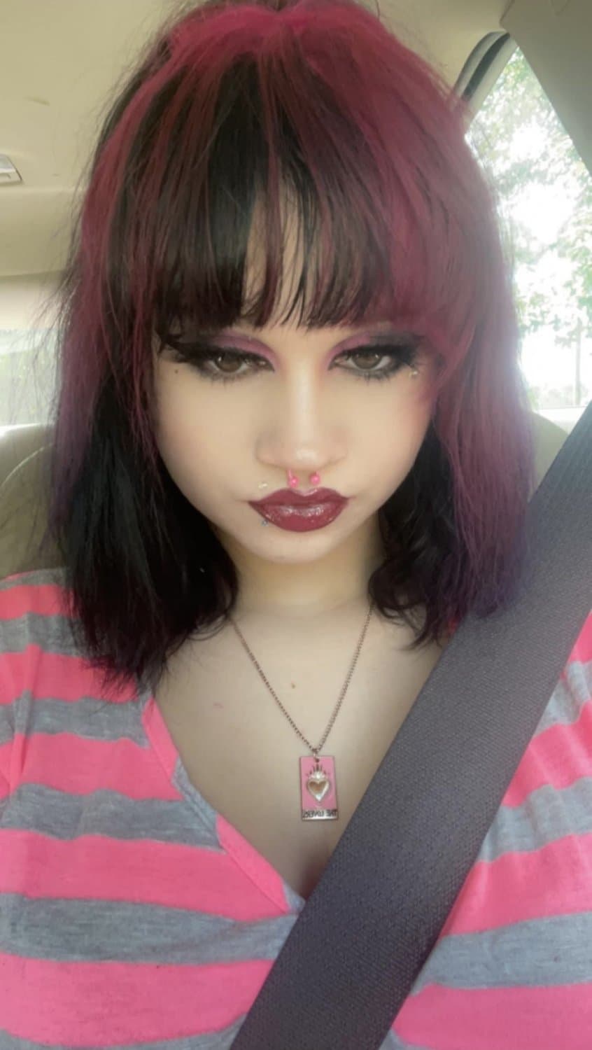 Goth teen tik tok