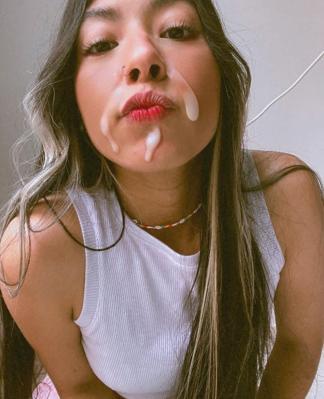 accidentally cummed all over petite asian Sarah Grove XXX pt.1