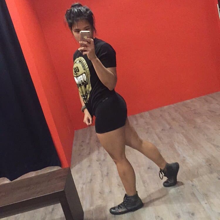 My favourite fitness girl with big thigh but I like her thigh more But she arrogance type