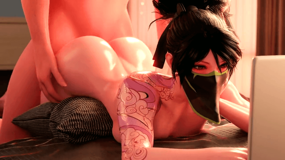 [League of Legends] Akali gets buttfucked