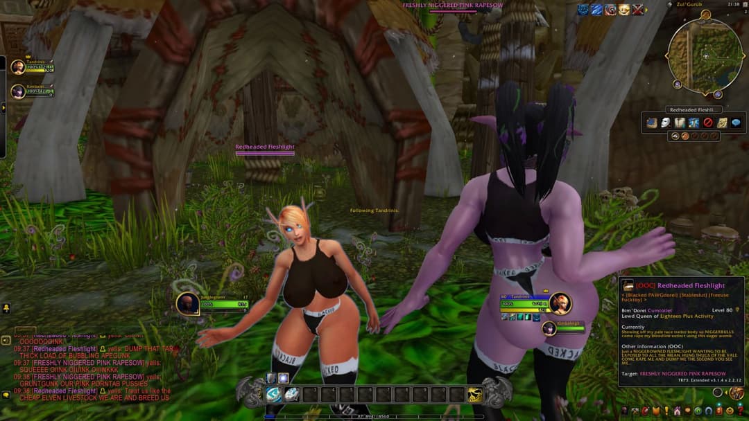 Two Knife Ear Nigger Owned BreedBunnies Milking Two Greasy Ape Sludgeloads.