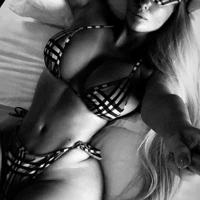 Famous Serbian singer Jelena