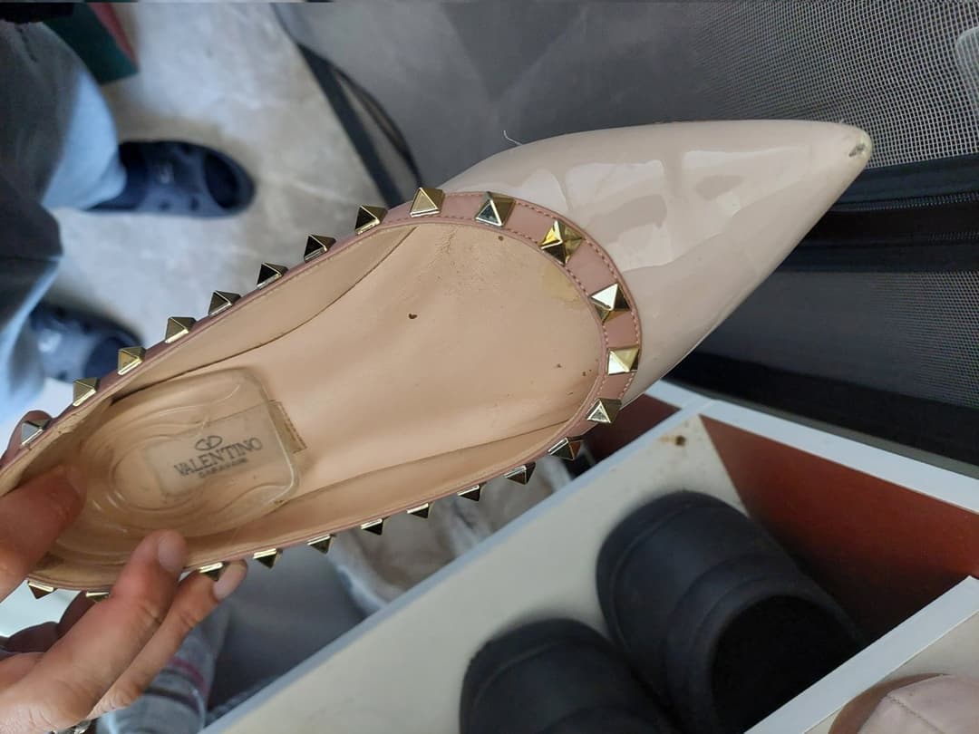 Asian shoes and cum 2