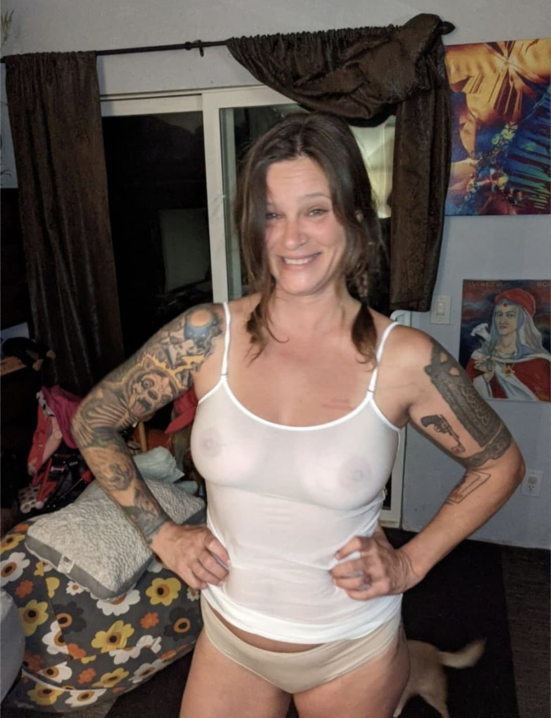 When they are ugly as fuck, but have good tits a d can suck a golf ball through a garden hose