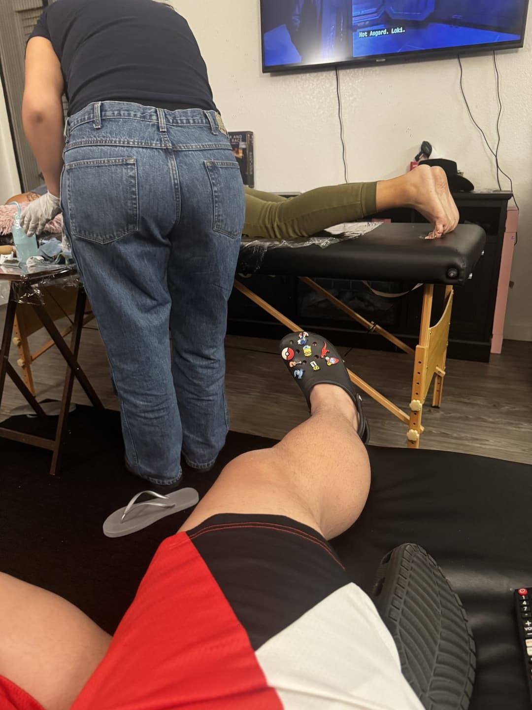 My Friend with a Huge Ass Candid Creep Shots (Still editing the other Restroom videos I have)