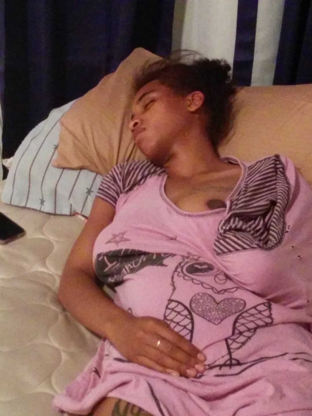 aunt nesha passed out drunk