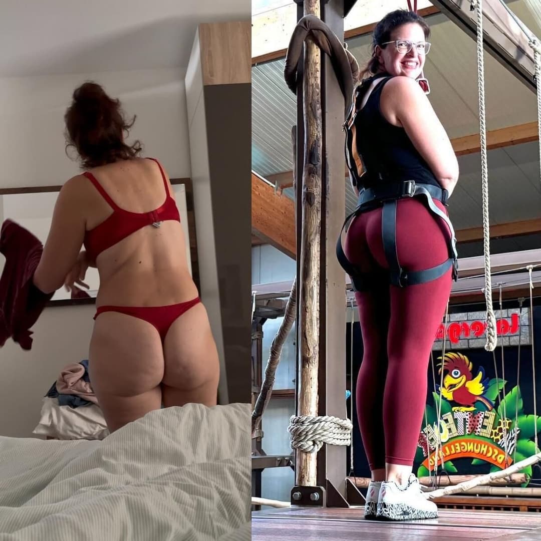 Big ass milf in gym leggings