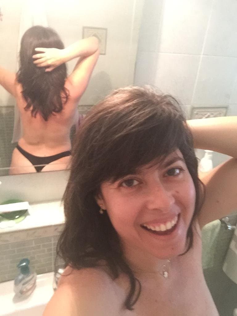 my wife bathing time