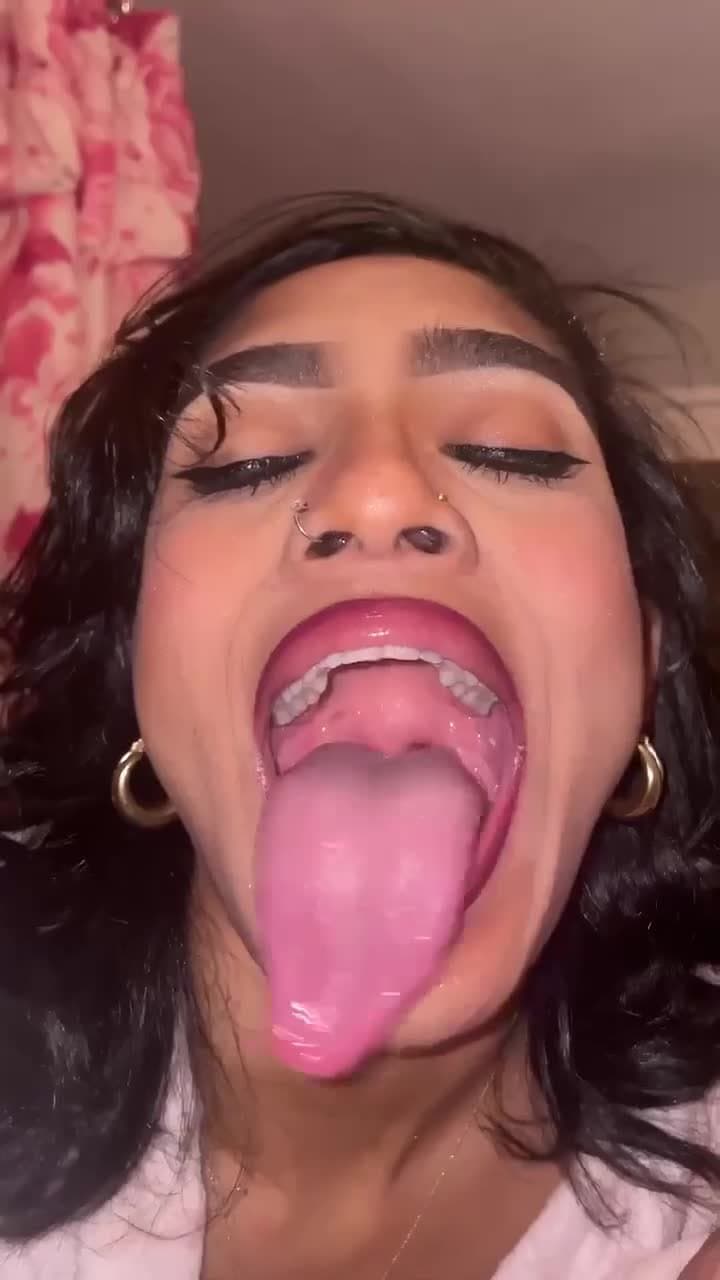 Desi Baddie JOI long tongue