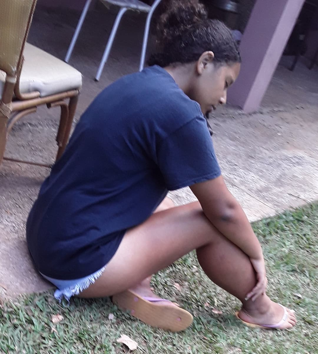 Morena Rabuda deliciosa com seu Shortinhos Safado