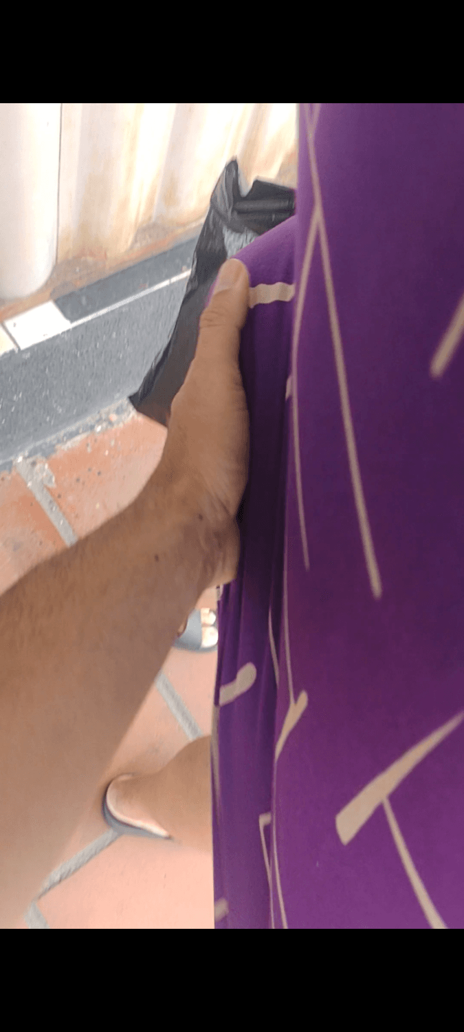 Encoxada, tapa no bundão