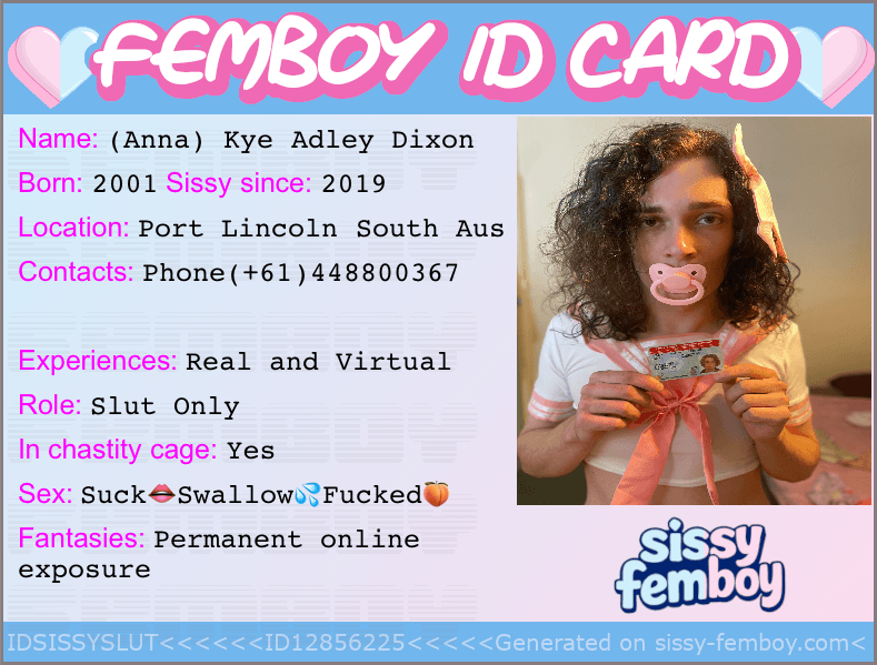 Kye Dixon Diaper Sissy Faggot