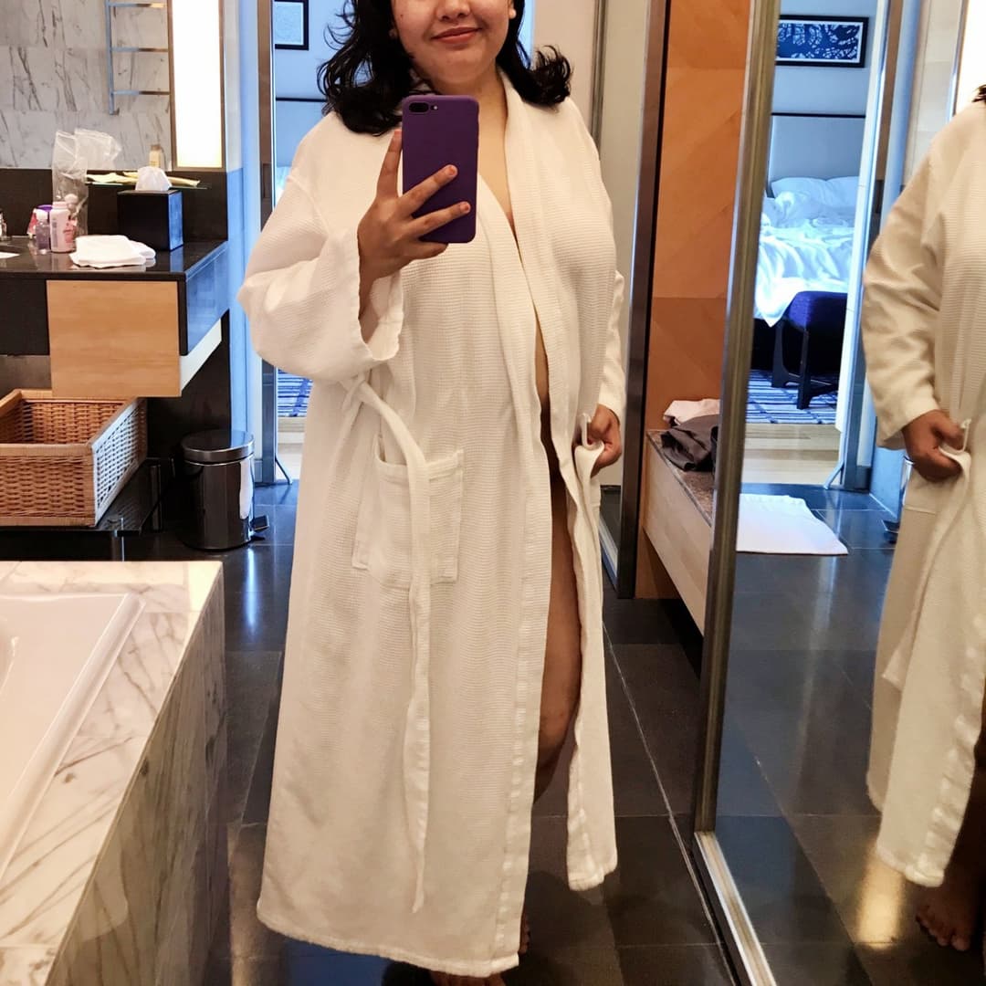 Malay girl teases while on staycation