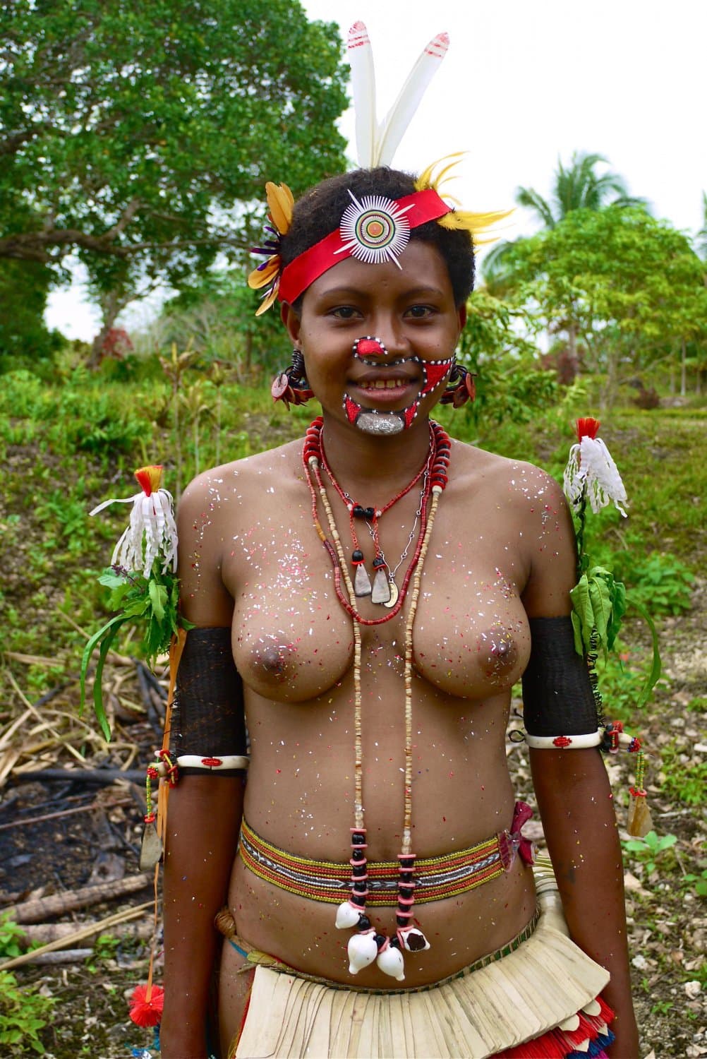 Tribal women celebrate