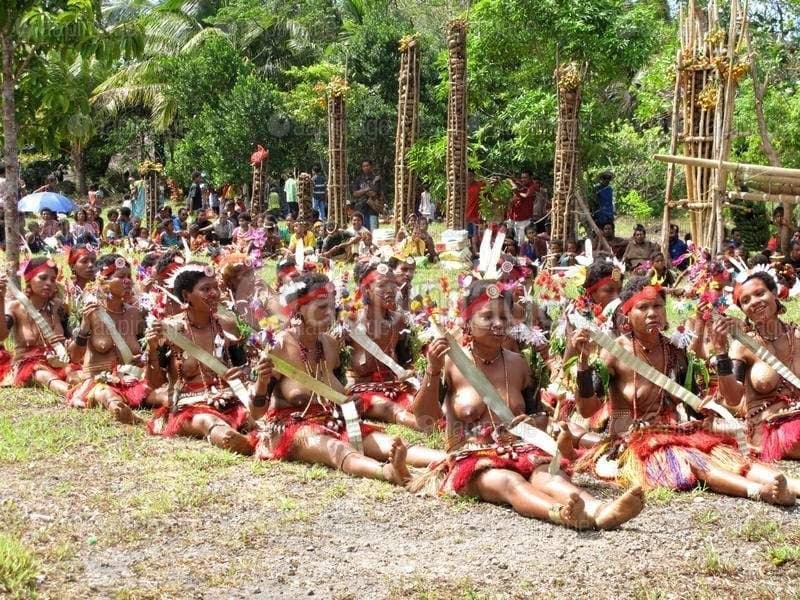 Tribal women celebrate