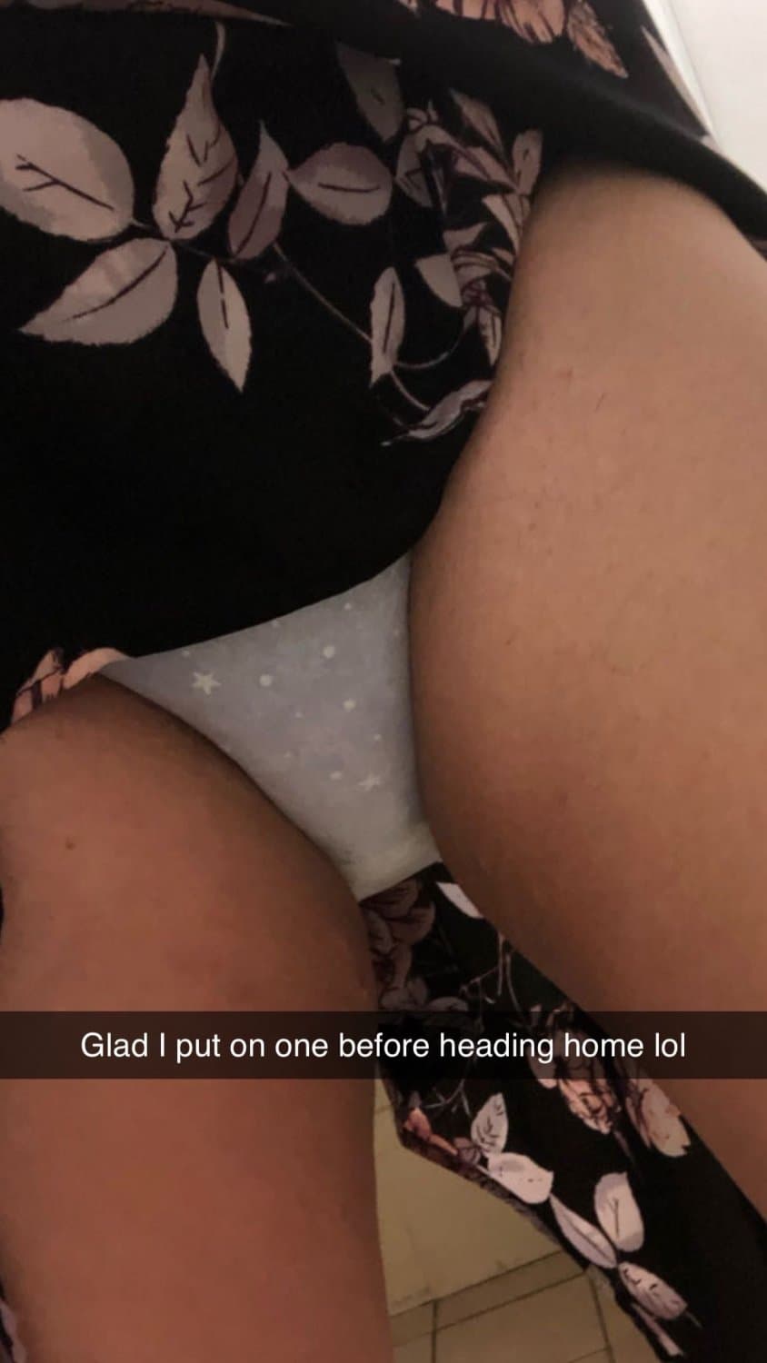 Click to view full size Incontinent college girl doesn’t mind showing off her diapers