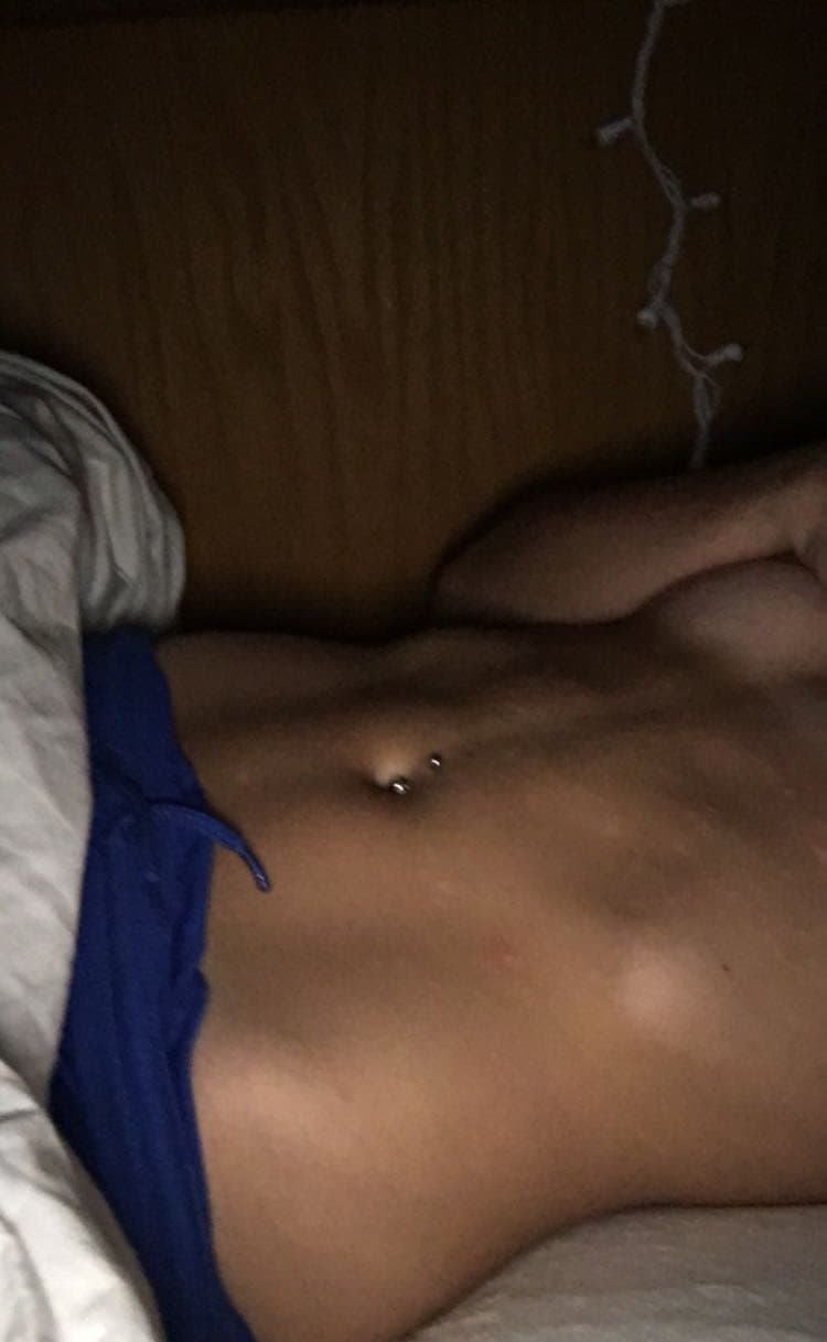 College Student Trying Lingerie