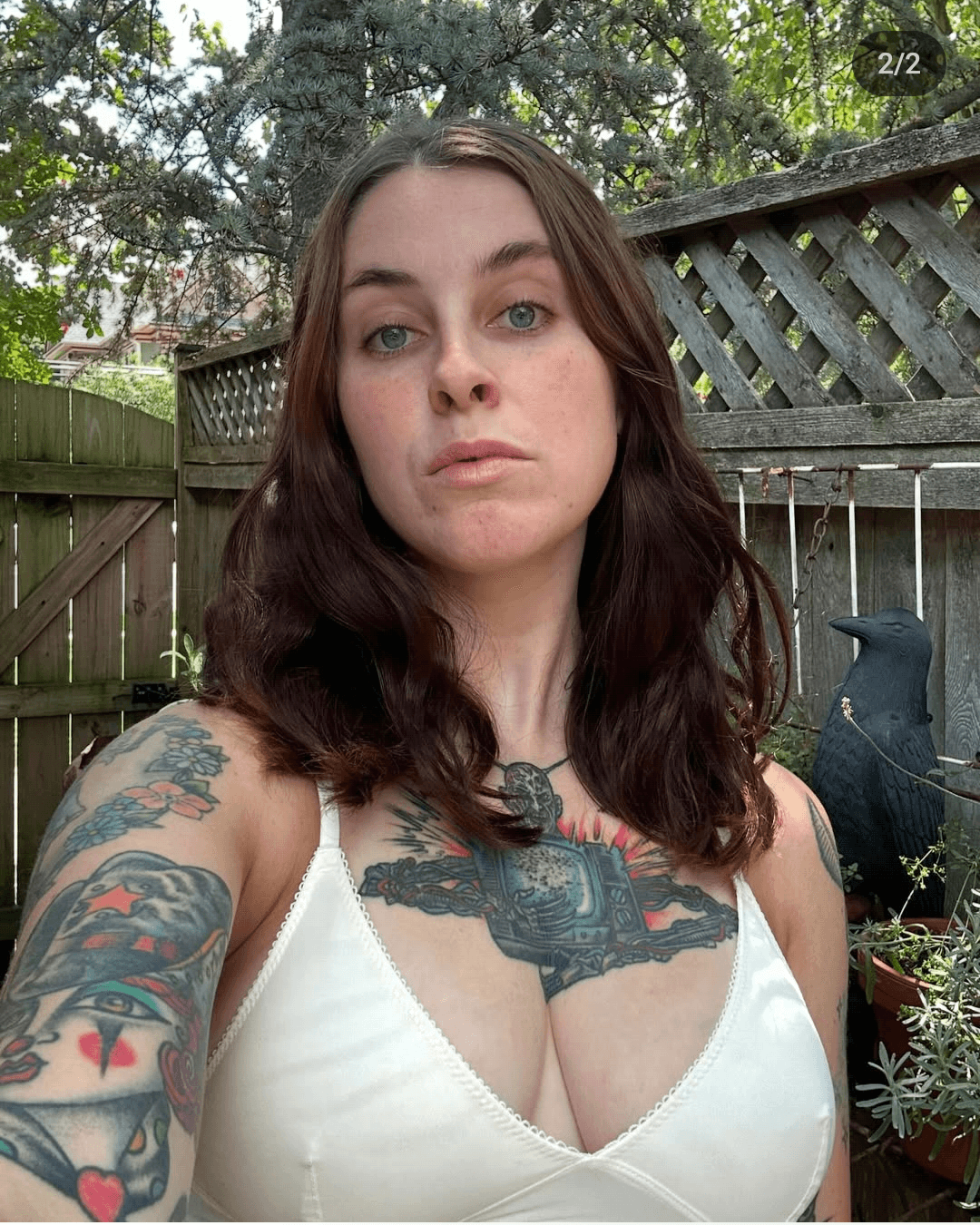 Click to view full size Great thick ass on this stupid slut. She barely smiles tho. Maybe a dick in her mouth will fix that.
