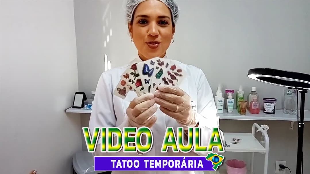 VIDEO AULA - Tatoo Temporária