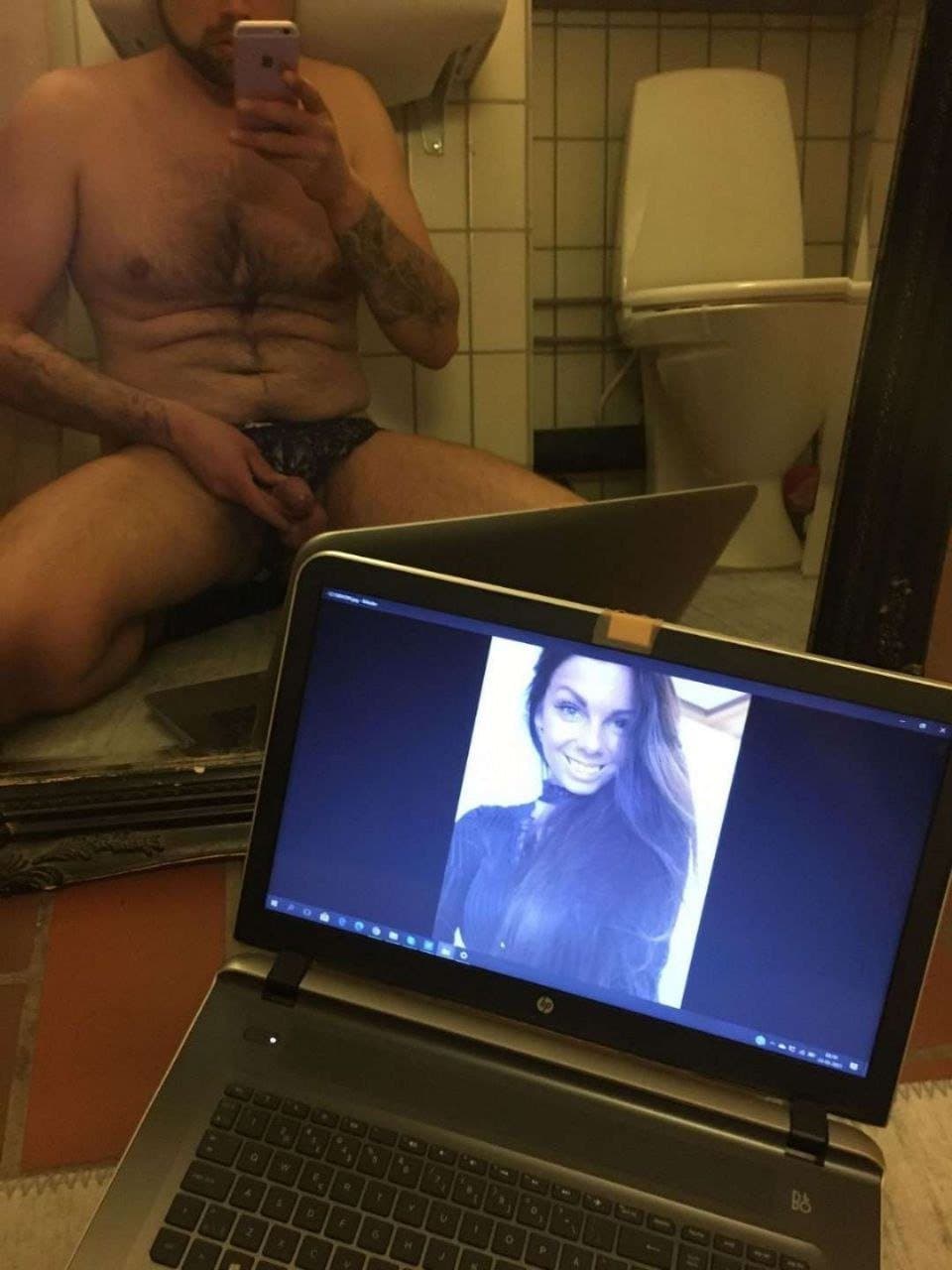 Public exposure. Rasmus Eriksen shows what a cunt he is with Dirty pictures with his friend Line on