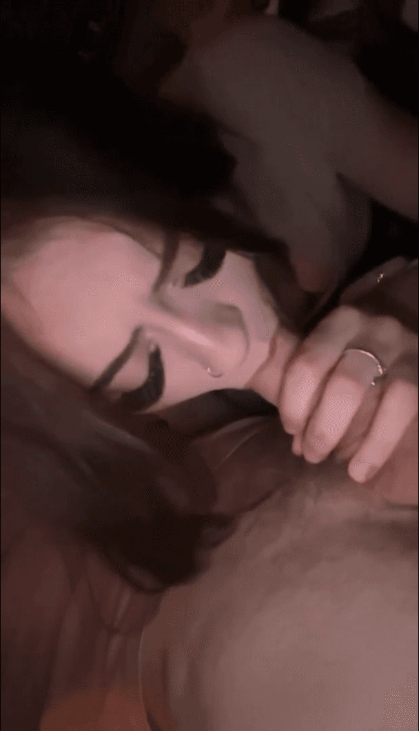 College Slut Gets Used For Late Night Blowjob