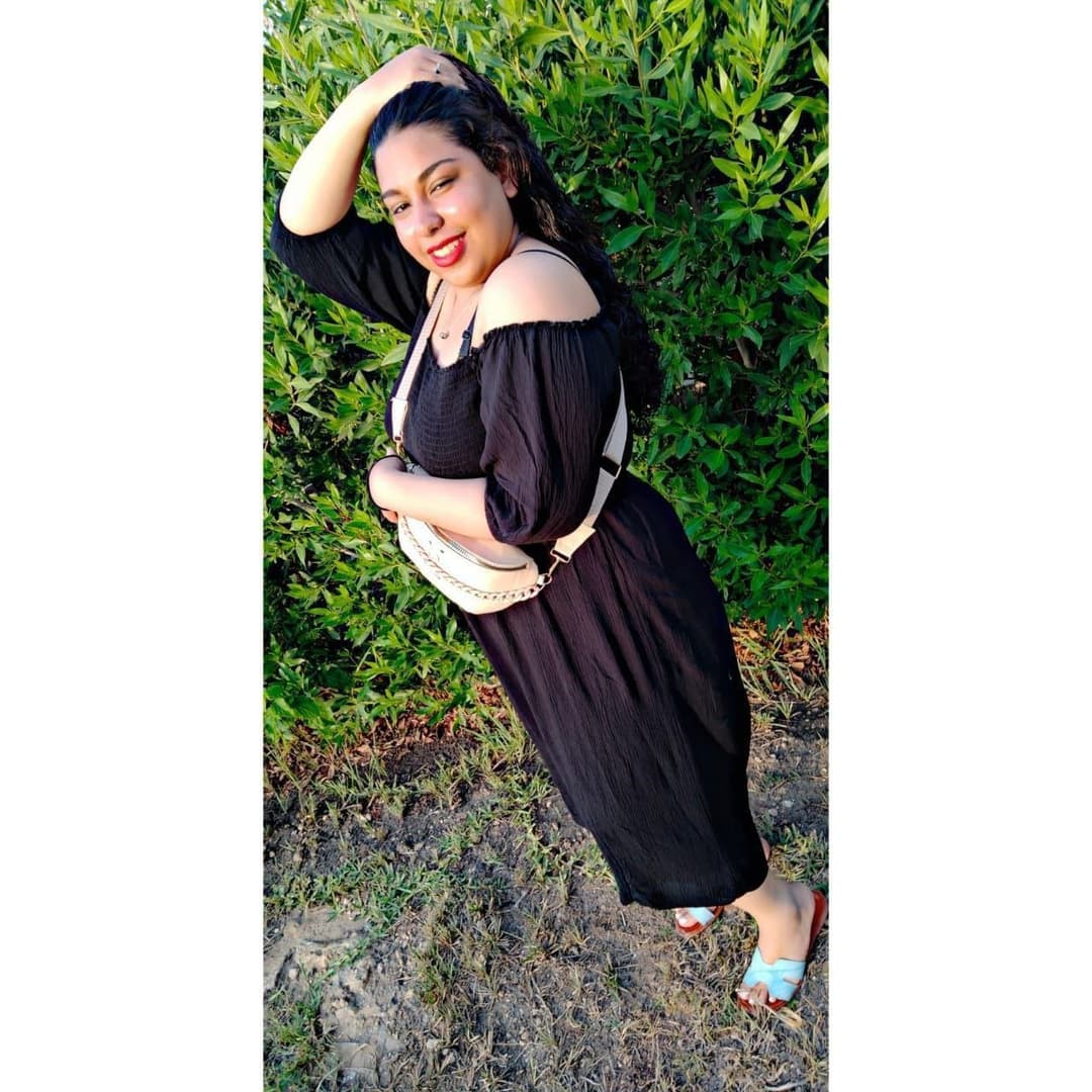 Egyptian veiled woman with soft body