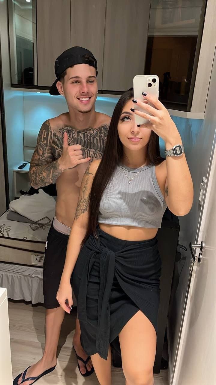 Casal Tatuado e Rabuda Linda Vazou