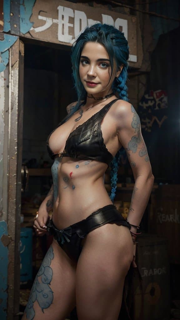 Staryuuki pendeja caliente con culote fake ia