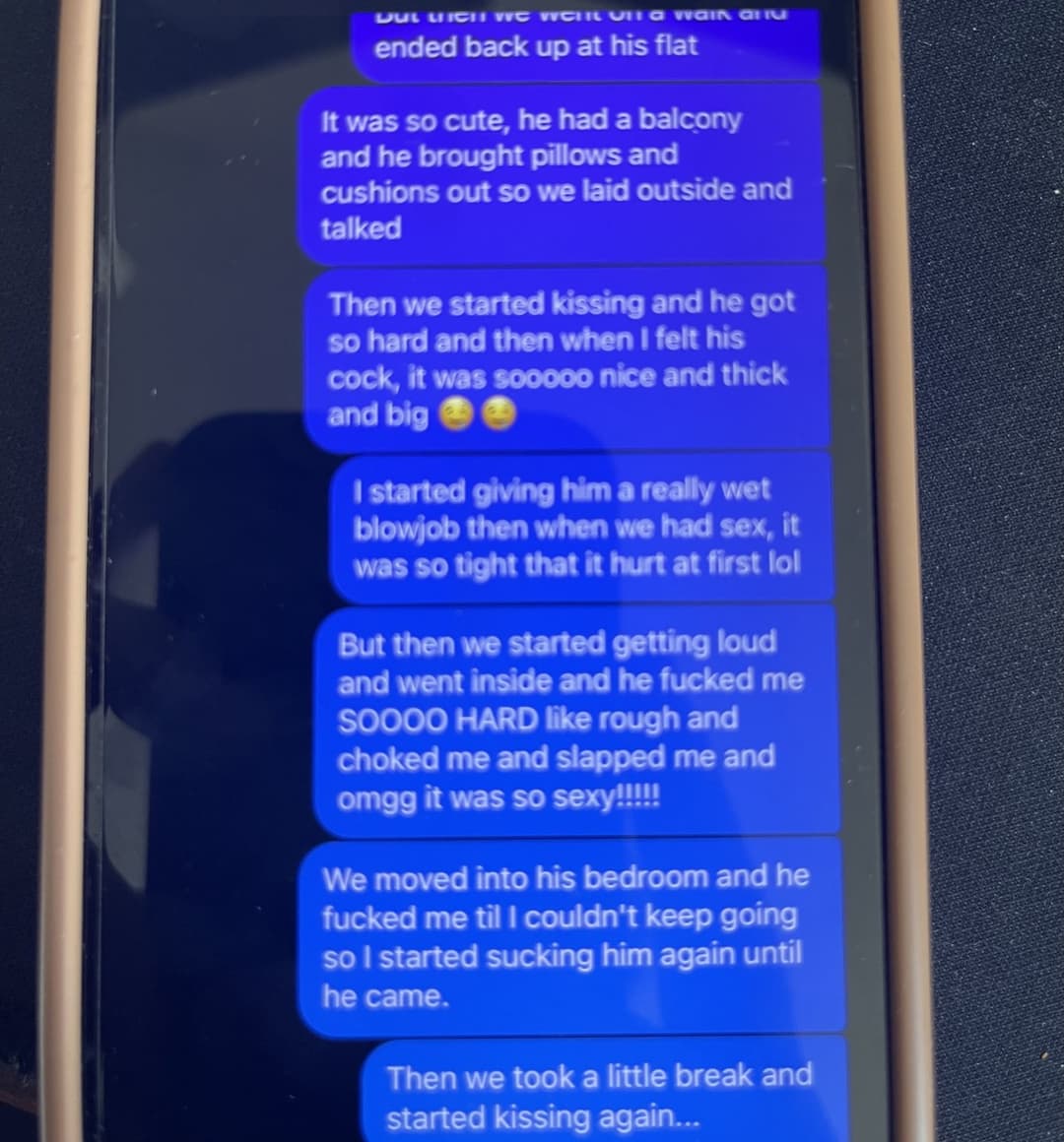 Click to view full size Found on girlfriend’s phone … there’s a video too