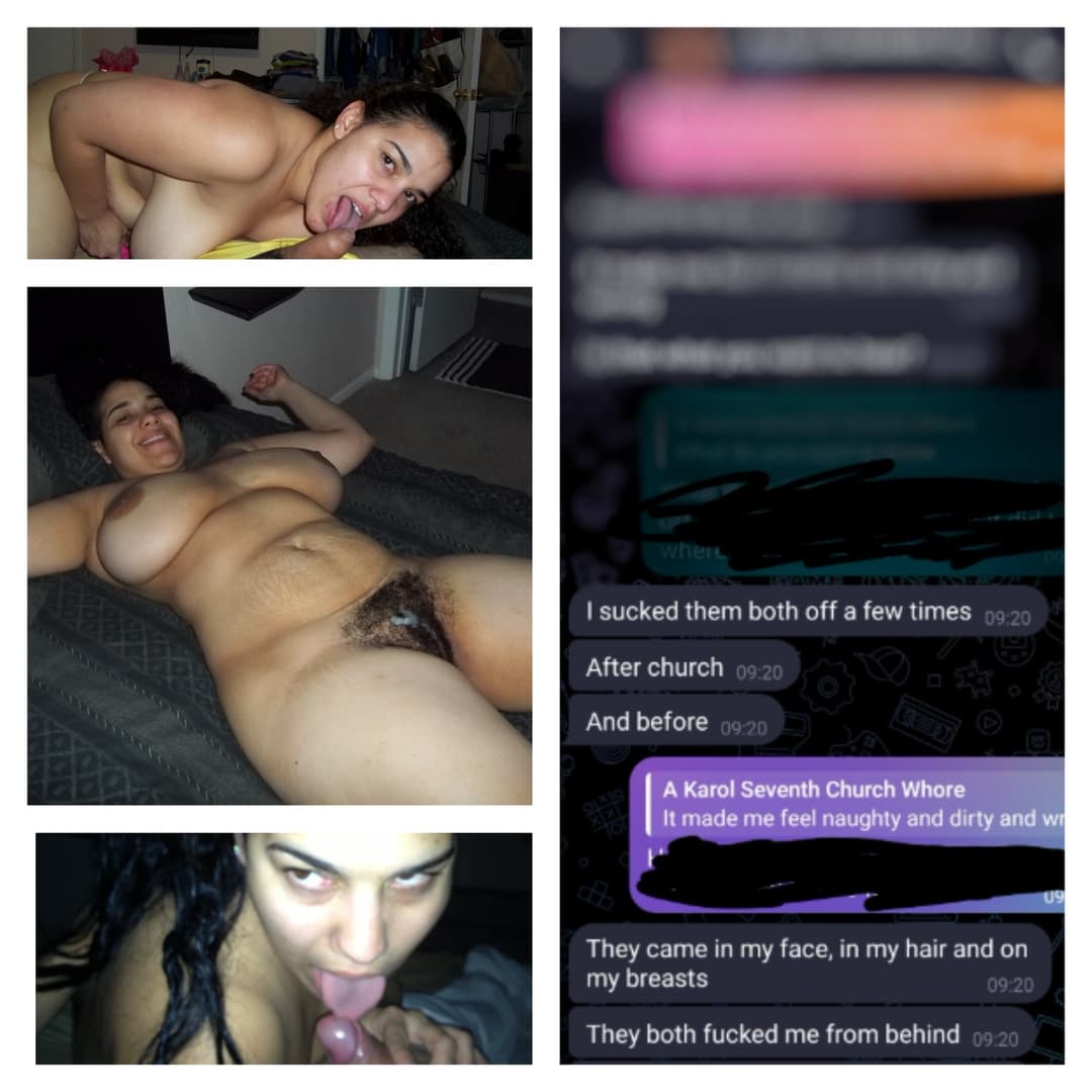 Church Slut admits to being a whore and fucking two guys behind her husbands back at church