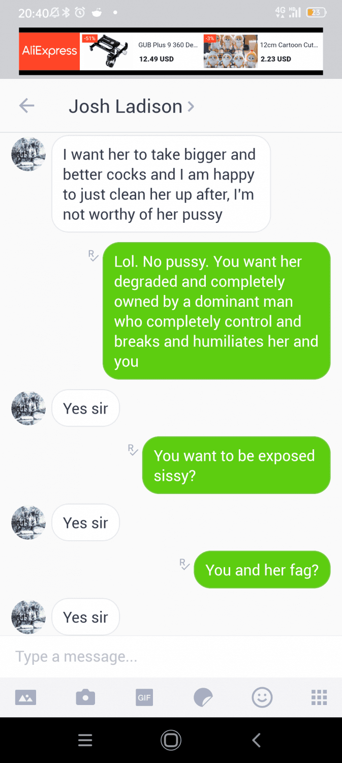 Owned Scottish husband shares his wife. Kik included